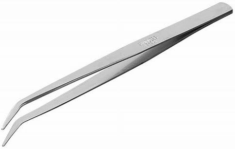 アネックス(ANEX) ピンセット 弱電用非磁性 先曲型 150mm No.141 【まとめ買い】12本