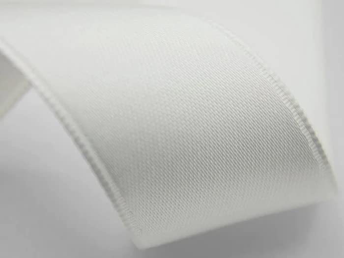 Furlanis Nastro Doppio Raso 10mm X 100m – Colore Bianco Naturale, Prodotto In Italia, Per Bomboniere E Confezioni Regalo - 4