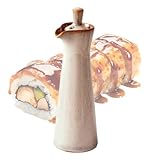Dispensador de salsa de soja, almacenamiento de vinagre de cerámica japonesa de 120 ml, botella dispensadora de de oliva, para de cocina, condimentos, cocina, condimentos, encimera