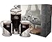 Pura Vida French Press Coffee Maker Set, 20 oz - 4 Level Filtration System - 2 Luxury Mugs - Heat Resistant Borosilicate Glass French Press with Durable 304 Stainless Steel - Tea Maker, 4 Cup