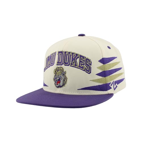 James Madison Dukes NCAA Officially Licensed Hat Flat Snapback Z11 Retro Diamond Team Color