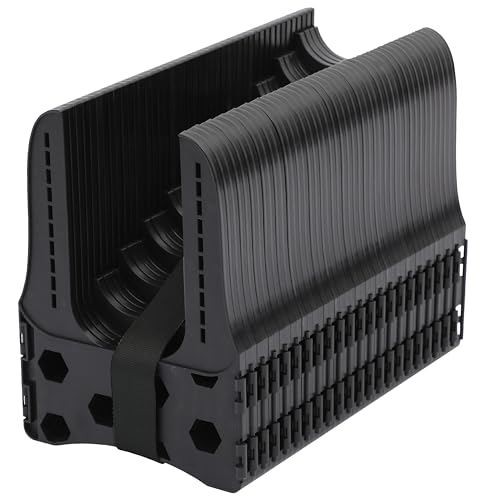Lippert 20' RV Sewer Adjustable Hose Support with Collapsible Design, Adjustable Height, Strap, Folds to 7.5" W x 12.25" D x 10" H - 2024121188
