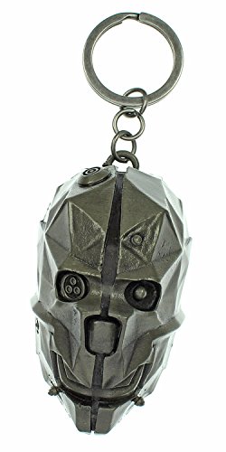 Dishonored 2 Character Mask Metal Keychain