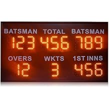 Electronic Large Basketball Scoreboard with Remote, Led Digital Scoreboard, Wall-Mounted Professional Digital Scoreboard, Score Keeper Score Clock Indoor63.7x37.4x2.9in