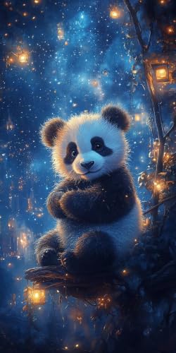 Malowanie według numerów dorosłych panda Farba według numerów 100 x 200 cm x-437
