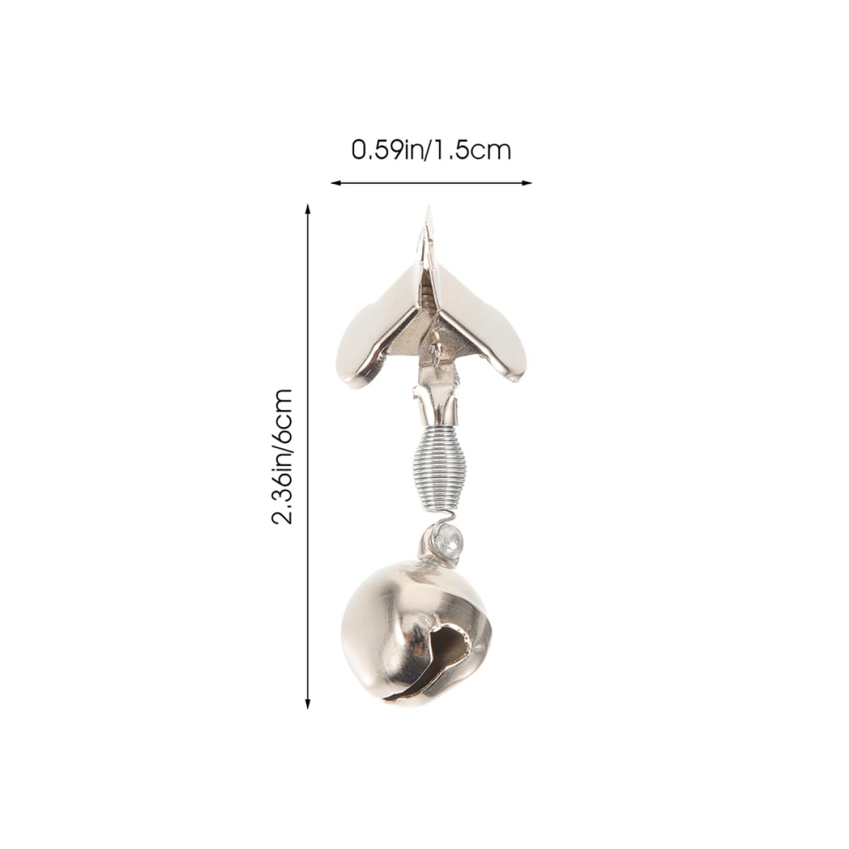 Abaodam Fishing Bells for Pole Bite Indicator Fishing Bells Warning for Rods Outdoor Gear