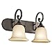 Kichler 45054OZL18 Transitional LED Bath from Monroe Collection Dark Finish, Olde Bronze