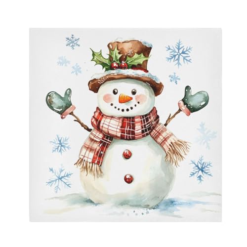 Servilletas de tela Navidad multicolor set x6 20x20 in miniatura 1