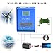 Wind Solar Hybrid Charge Controller, 1400W Wind and Solar Charge Controller, Auto 12V/24V Battery Off Grid Controller Boost MPPT 800W Wind Turbine, 600W Solar Panel