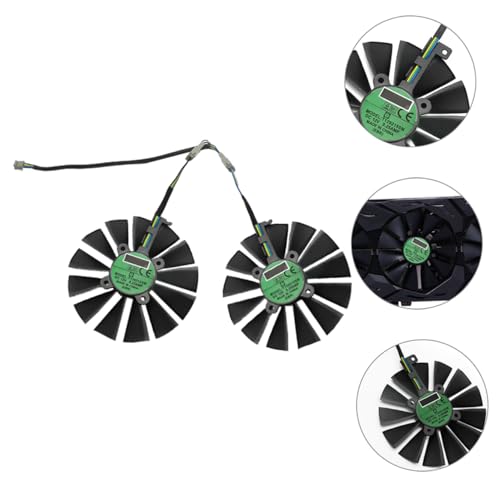 Ventilador reemplazo para GPU Angoily 1 par miniatura 7