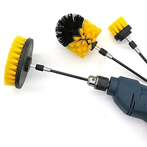 JOMSK Bevestigingsset voor boorborstels booropzetborstelset – stroom-scrubber borstel-reinigingskit – veelzijdigheid…