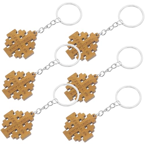 FRCOLOR Keychain Cross Pendants Cross Pendant Keychain Keyring Decorative Small for Men Creative Design