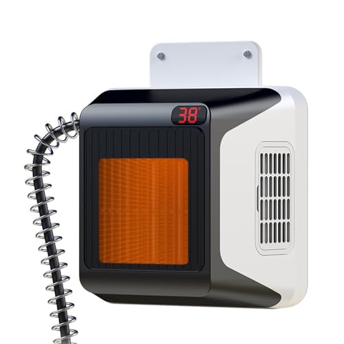 Fogun Dog House Heater Wall Mount Anti-Bite Cord 600w/300w Safe & Efficient Heating Overheat Safe for Pet Houses,Chicken Coops,Dog House