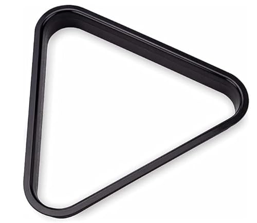 Pool Ball Rack Durable Plastic Billiard Triangle Rack for Tournament, Home Use - Fits 5.25cm Balls.
