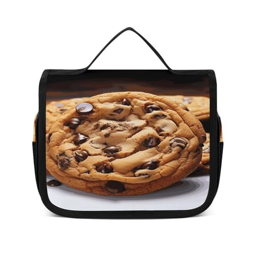 Trousse de toilette suspendre motif cookie 22.5x18.5 cm pour voyage