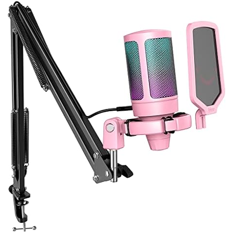 FIFINE A6T Pink Gaming USB Microphone Kit Cover
