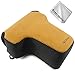 Produktbild First2savv Braun Flexible Neopren DSLR/SLR Leicht Kameratasche Kompatibel mit Canon EOS 250D 200D 4000D 2000D 1300D 1200D 1100D 100D 800D 760D 750D 700D 650D 600D 500D 550D 450D 1000D 350D