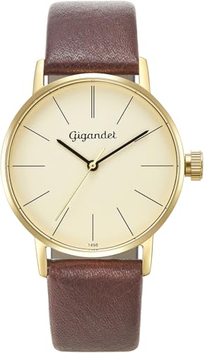 Montre bracelet cuir femme Gigandet pour accessoiriser vos tenues de bureau