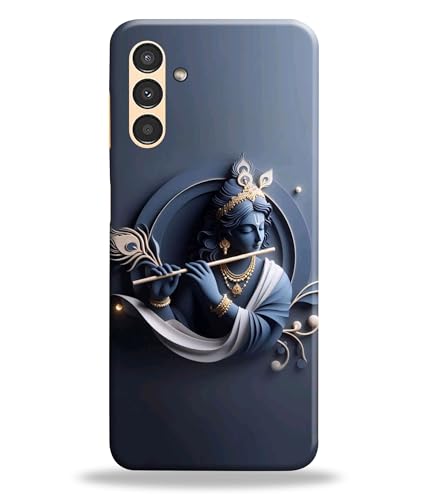 Image of Lord Krishna 3D Effect Printed Hard Back Case Cover Compatible for Samsung Galaxy A13 5G / SM-A136U, SM-A136U1 (Multicolor) - D1661