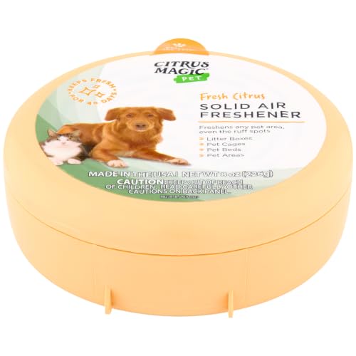 Image of Citrus Magic Pet Solid Air Fresheners, Fresh Citrus, 8 Ounce