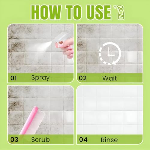 Image of Oxalic Acid Stain Remover Cleaner Spray - Multipurpose Hard Water, Rust and Bathroom Stain Cleaning Solution for Tiles, Sink, Tap, Floor and Kitchen Surface Use (1)