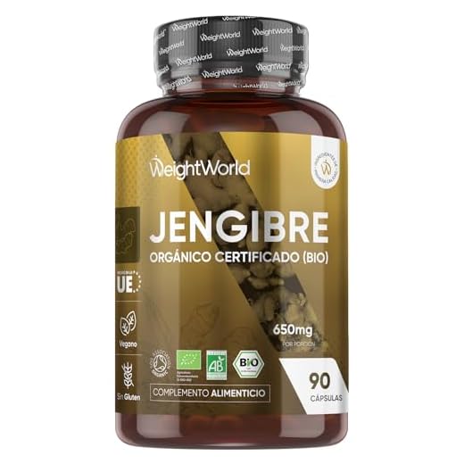 Jengibre en Cápsulas Orgánico 650 mg, 90 Cápsulas Veganas - 3 Meses de Suministro, Raíz de Jengibre, Potente Fuente de Vitaminas y Minerales, Jengibre en Polvo de Alta Potencia y Biodisponibilidad