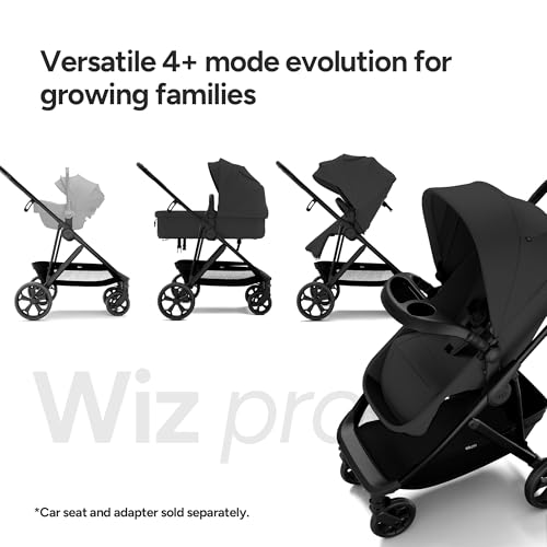 Image of Mompush Wiz Pro Bassinet Stroller with Reversible Seat and Snack Tray