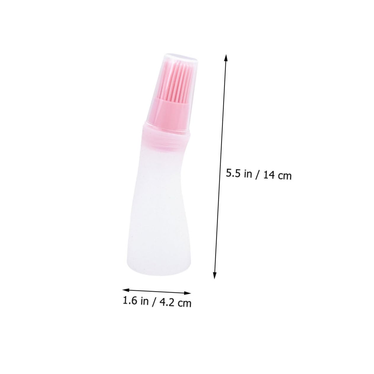 KICHOUSE Ergonomic Barbecue Silicone Oil Bottle Brush 3pcs Kit for Kitchen Bbq Leakproof Easy to Use