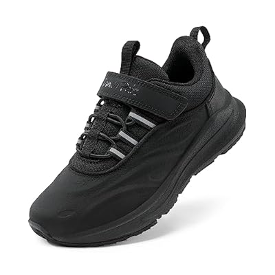 DREAM PAIRS Kids Zapatos Deportes para Niños y Niñas Tenis para Chicos Zapatillas Deportivas Protectoras para Caminar Serie Durastep,Size 35,Todo Negro,SDRS2335K | Ya disponible en tu tienda friki favorita! En mundofriki.es!