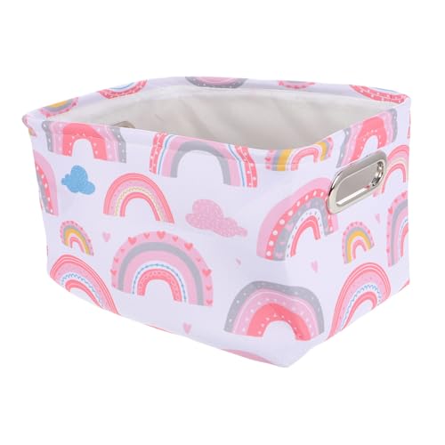 MUSISALY 衣類収納バスケット かわいい収納バスケット 収納箱 本かご のおもちゃ収納オーガナイザー おもちゃの収納箱 おもちゃ収納バケツ おもちゃかご ポリエステル+eva