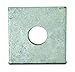 Powerline Hardware P1079 3"x3" Square Flat Washer, 7/8" Bolt Diameter