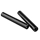CAMVATE 15 mm Aluminium Rod Verlängerung Rohr für DSLR-Kamera Support System (10 cm Länge, Schwarz, 1 Paar)