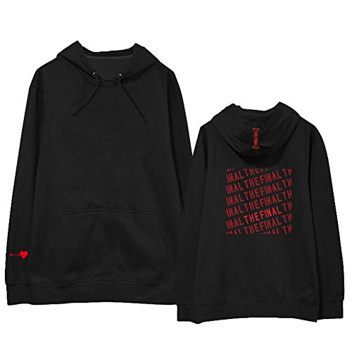 Kpop Sweat-Shirts à Capuche The Final Imprime Pullover Manche Longue Décontractée Pullover Loose Tops Loisir Hoodie Sweats pour Hommes et Femmes RM Jin Suga J Hope Jimin V Jung Kook Cover