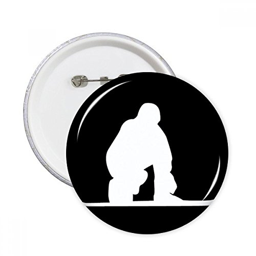 Pins badge planche à roulettes DIYthinker XXL pour masquer un trou ou une tache