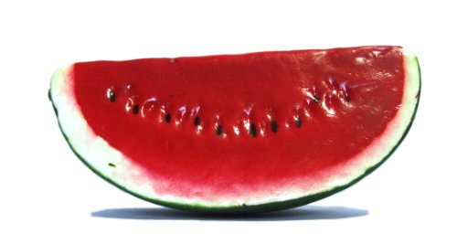 Viabella 6pc Artificial Watermelon Slice - Plastic Green Red Watermelons Slices Fruit - Six Pieces