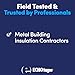 ECHOtape FS-G7732 | All Weather Lamtec WMP-VR-R Plus Facing Tape | Metal Building Insulation Tape | White Seam and Repair Tape | Cold Weather Acrylic Adhesive | Contractor Tape | 2.83 in x 50 yds