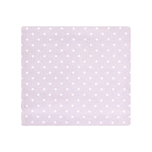 Image of Little Treasure Hudson Baby Cotton Poly Flannel Receiving Blankets Multipack, Purple Tea Party, 30x30 inches