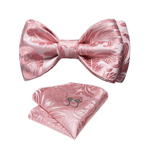 Corbata de moño negra ajustable para hombre clásica miniatura 1