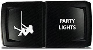 CH4x4 Rocker Switch V2 Party Lights Symbol - Horizontal - White LED