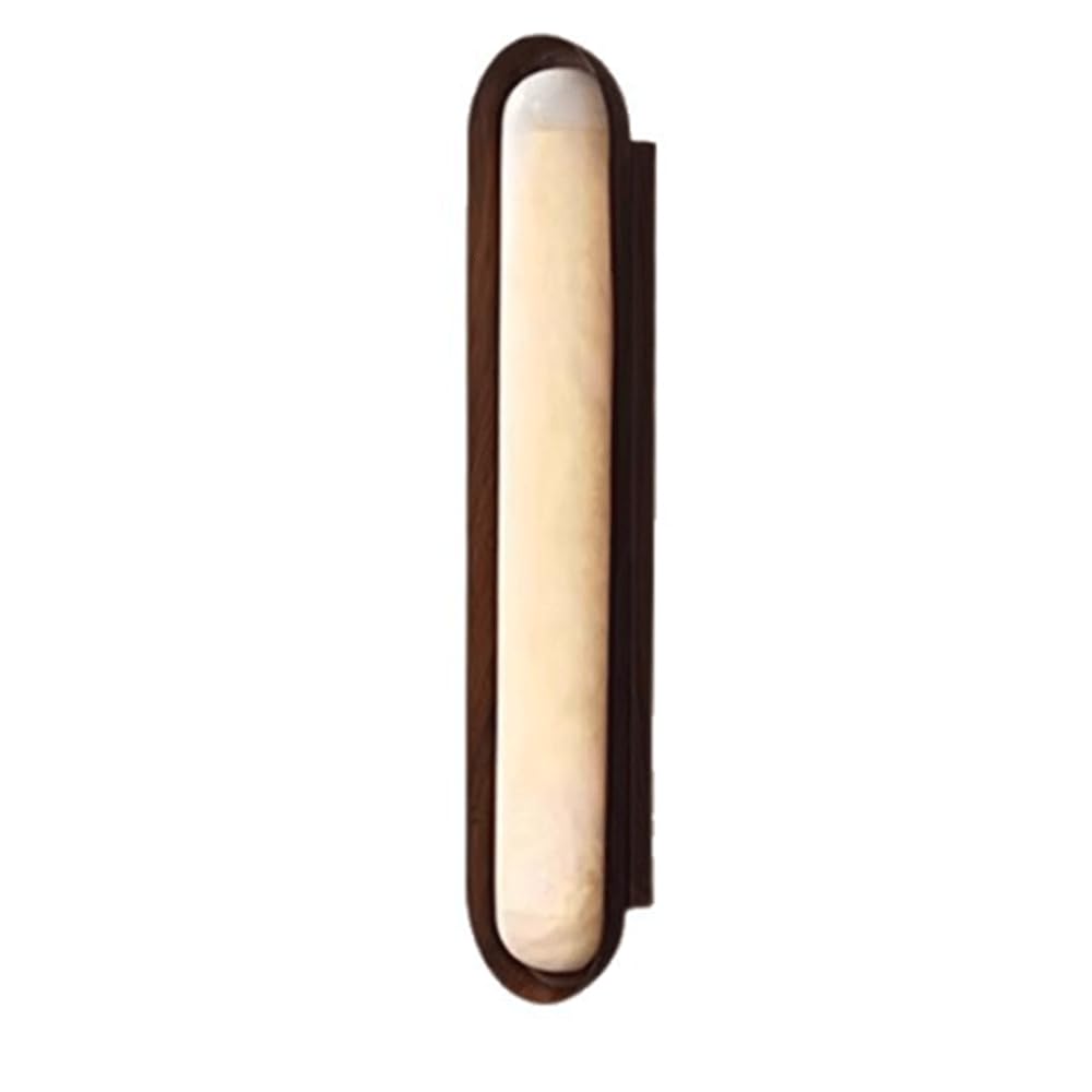 SHUANGZ Modern Natural Marble LED Sconces Alabaster Wall Light Nordic Simple Style Wall Hanging Lamp Lighting,Hardwired Wall Light Fixture for Bedroom Bedside Living Room Kitchen Stairs