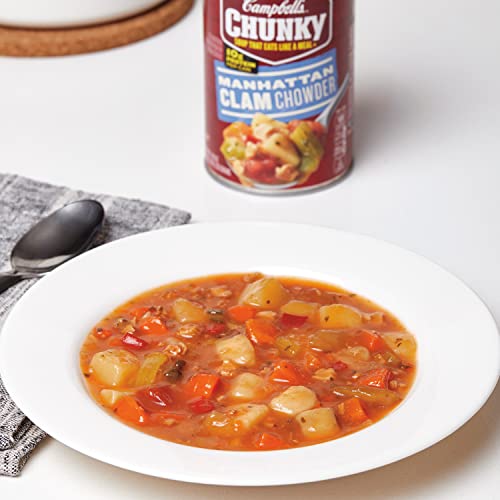 Campbell's Chunky Soup, Manhattan Clam Chowder, 18.8 Oz Can #TOP2