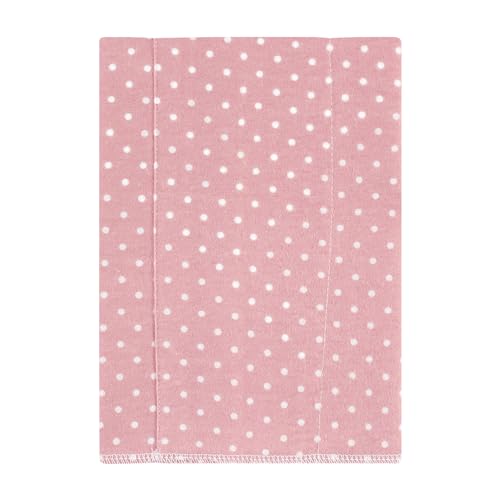 Image of Hudson Baby Unisex Baby Cotton Poly Flannel Burp Cloths, Blush Navy Floral 7-Pack, One Size