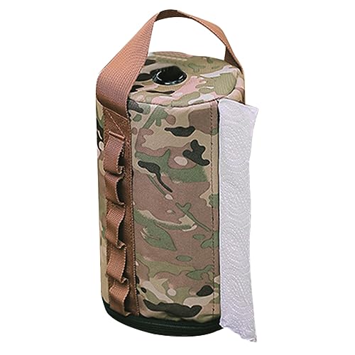 LIFKOME Soporte De Almacenamiento De Servilletas Portátil Para Camping y Uso Doméstico Caja De Multifuncional Para Exterior y Cocina Diseño Colgante