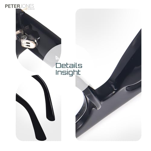 Image of Peter Jones Luxe I Pure Acetate I Oversized Large Size I Square Broad Frame I Spectacle Frame (U004)
