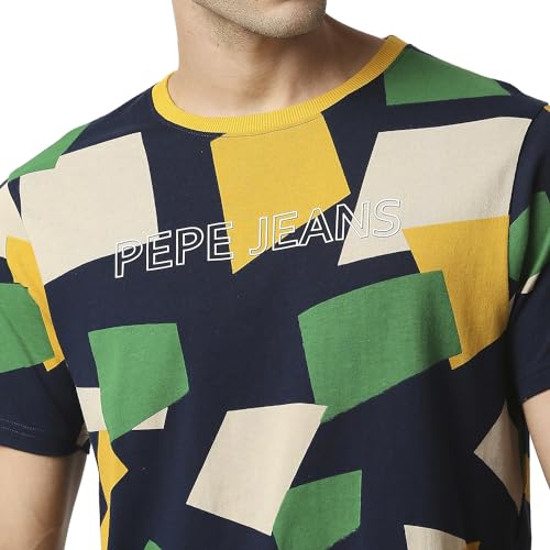 Image of Pepe Jeans Men's Printed Fitted T-Shirt