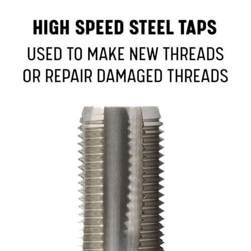 Image of Drill America POU Series 1 /16-Inch HSS NPS Tap (National Pipe Straight) and 1 /4-Inch HSS Drill Bit Kit