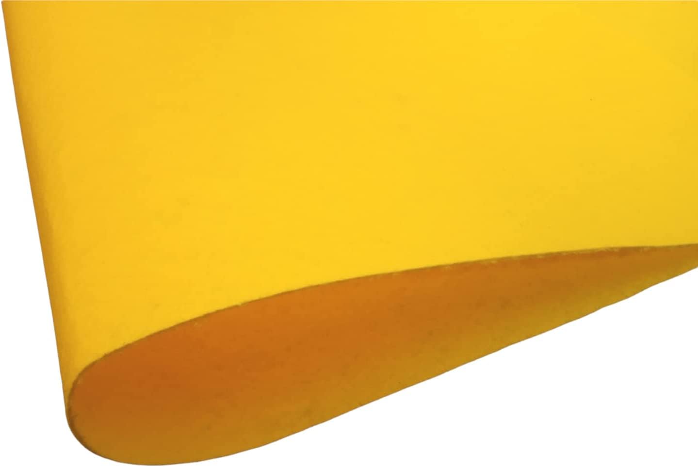 MadeInNature - Tappeto in moquette per eventi versatili: mostra, compleanno, gala - Anti-fuoco - Tappeto riutilizzabile (giallo 2 x 8 m)
