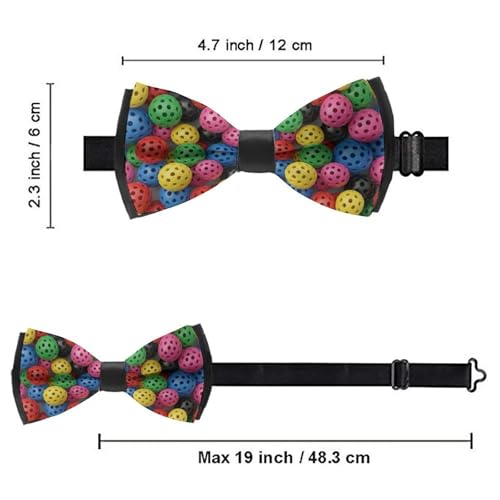 Classic Adjustable Length Bow Tie, Men’s Pre-tied Comfortable for Suits and Banquets4