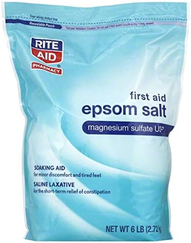 Rite Aid Pharmacy Epsom Salt, First Aid, 6 lb (2.72 kg)