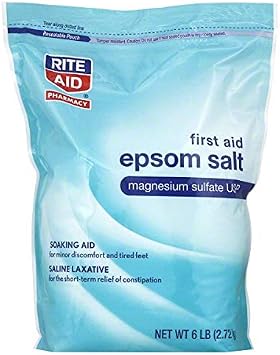 Rite Aid Pharmacy Epsom Salt, First Aid, 6 lb 2.72 kg